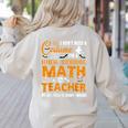 Don't Need Costume I'm A High School Math Teacher Halloween Women's Sweatshirt Back Print Sand Don't Need Costume I'm A High School Math Teacher Halloween Women's Sweatshirt Back Print Sand