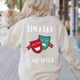 Drama Teacher For Theatre And Performing Arts Women's Sweatshirt Back Print Sand