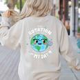 Earth Day Rotation Of The Earth Makes My Day Science Teacher Women's Sweatshirt Back Print Sand Earth Day Rotation Of The Earth Makes My Day Science Teacher Women's Sweatshirt Back Print Sand