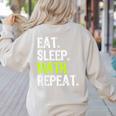 Eat Sleep Math Repeat Teacher Lover Women's Sweatshirt Back Print Sand Eat Sleep Math Repeat Teacher Lover Women's Sweatshirt Back Print Sand