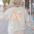 In My English Teacher Era Retro Back To School Literature Men Women Women's Sweatshirt Back Print Sand In My English Teacher Era Retro Back To School Literature Men Women Women's Sweatshirt Back Print Sand