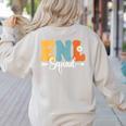 ENL Squad Back To School Teachers Students ENL Crew Men Women Girls Kids Women's Sweatshirt Back Print Sand