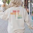 Equality Inclusion Diversity Equity Love Never Fails Teacher Women's Sweatshirt Back Print Sand Equality Inclusion Diversity Equity Love Never Fails Teacher Women's Sweatshirt Back Print Sand