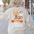 Faboolous INFANT Teacher Halloween Women's Sweatshirt Back Print Sand Faboolous INFANT Teacher Halloween Women's Sweatshirt Back Print Sand