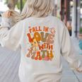 Fall In Love With Science Math Teacher Fall Thanksgiving Women's Sweatshirt Back Print Sand Fall In Love With Science Math Teacher Fall Thanksgiving Women's Sweatshirt Back Print Sand