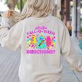 Are You Fall-O-Ween Directions Teacher Ghost Halloween Women's Sweatshirt Back Print Sand Are You Fall-O-Ween Directions Teacher Ghost Halloween Women's Sweatshirt Back Print Sand