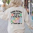 Favorite Actors Theater Drama Teacher Drama Teaching Women's Sweatshirt Back Print Sand