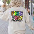 Field Day Yellow Team For Teacher Kids Field Day Games Women's Sweatshirt Back Print Sand Field Day Yellow Team For Teacher Kids Field Day Games Women's Sweatshirt Back Print Sand
