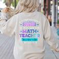 If At First You Don't Succeed Try Doing Your Math Teacher Women's Sweatshirt Back Print Sand