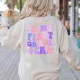 In My First Grade Era 1st Grade Girls Teacher Back To School Women's Sweatshirt Back Print Sand In My First Grade Era 1st Grade Girls Teacher Back To School Women's Sweatshirt Back Print Sand