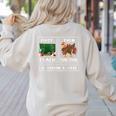 First Teach Then Thanksgiving I'm Earning A Break Teacher Women's Sweatshirt Back Print Sand First Teach Then Thanksgiving I'm Earning A Break Teacher Women's Sweatshirt Back Print Sand