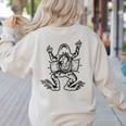 Frog Dissection Biology Anatomy Lab Science Teacher Women's Sweatshirt Back Print Sand Frog Dissection Biology Anatomy Lab Science Teacher Women's Sweatshirt Back Print Sand
