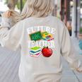 Future Teacher With Canyon And Book Teacher Men Women Girls Kids Women's Sweatshirt Back Print Sand Future Teacher With Canyon And Book Teacher Men Women Girls Kids Women's Sweatshirt Back Print Sand