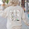 Ghost Science Teacher Chemistry Laboratory Halloween Costume Women's Sweatshirt Back Print Sand Ghost Science Teacher Chemistry Laboratory Halloween Costume Women's Sweatshirt Back Print Sand