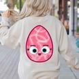 Good Egg Teacher Halloween Costume Group The Greg Egg Women's Sweatshirt Back Print Sand Good Egg Teacher Halloween Costume Group The Greg Egg Women's Sweatshirt Back Print Sand