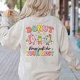 Groovy Donut Stress Just Do Your Best Testing Day Teachers Women's Sweatshirt Back Print Sand Groovy Donut Stress Just Do Your Best Testing Day Teachers Women's Sweatshirt Back Print Sand
