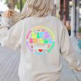 Groovy Life Skills Squad Teacher Special Ed SPED Team Crew Women's Sweatshirt Back Print Sand Groovy Life Skills Squad Teacher Special Ed SPED Team Crew Women's Sweatshirt Back Print Sand