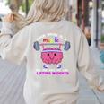 Growth Mindset Teacher Shirt Inspirational Shirts Women's Sweatshirt Back Print Sand