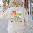 Halloween You Cant Scare Me Im A Middle School Teacher Women's Sweatshirt Back Print Sand Halloween You Cant Scare Me Im A Middle School Teacher Women's Sweatshirt Back Print Sand