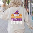 Halloween Costumes For Teachers Tired Teacher Costume Tee Women's Sweatshirt Back Print Sand Halloween Costumes For Teachers Tired Teacher Costume Tee Women's Sweatshirt Back Print Sand