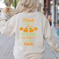 Halloween Cutest Pumpkins First Grade Teacher Women's Sweatshirt Back Print Sand Halloween Cutest Pumpkins First Grade Teacher Women's Sweatshirt Back Print Sand