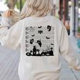 Halloween Music Note Clefs Spooky Ghost For Music Teacher Women's Sweatshirt Back Print Sand Halloween Music Note Clefs Spooky Ghost For Music Teacher Women's Sweatshirt Back Print Sand