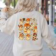 Halloween PE Teacher Costume Ghost Physical Education Women's Sweatshirt Back Print Sand Halloween PE Teacher Costume Ghost Physical Education Women's Sweatshirt Back Print Sand