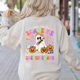Halloween Teacher You Can't Scare Me I Teach Second Grade Women's Sweatshirt Back Print Sand