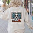 Halloween Teacher I'Ll Just Wait Until It's Quiet Women Women's Sweatshirt Back Print Sand Halloween Teacher I'Ll Just Wait Until It's Quiet Women Women's Sweatshirt Back Print Sand