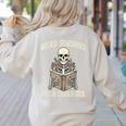 Halloween Weird Teachers Build Character Costume Men Women Women's Sweatshirt Back Print Sand Halloween Weird Teachers Build Character Costume Men Women Women's Sweatshirt Back Print Sand