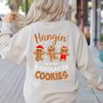 Hangin My Kindergarten Cookie Gingerbread Christmas Teacher For Men Women Kids Women's Sweatshirt Back Print Sand Hangin My Kindergarten Cookie Gingerbread Christmas Teacher For Men Women Kids Women's Sweatshirt Back Print Sand