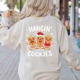 Hanging With My Cookies Gingerbread Christmas Teacher Xmas Women's Sweatshirt Back Print Sand Hanging With My Cookies Gingerbread Christmas Teacher Xmas Women's Sweatshirt Back Print Sand