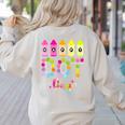Happy Dot Day 2025 Teacher Kids Girls Colorful Polka Dot Day Women's Sweatshirt Back Print Sand Happy Dot Day 2025 Teacher Kids Girls Colorful Polka Dot Day Women's Sweatshirt Back Print Sand