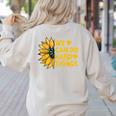 We Can Do Hard Things Kids Teacher Back To School Women's Sweatshirt Back Print Sand We Can Do Hard Things Kids Teacher Back To School Women's Sweatshirt Back Print Sand