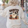 Haunted By 67 Teacher Ghost Pumpkin Halloween Costum Women's Sweatshirt Back Print Sand Haunted By 67 Teacher Ghost Pumpkin Halloween Costum Women's Sweatshirt Back Print Sand