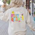 Hello Fifth Grade Team 5th Grade Back To School Teacher Kids Women's Sweatshirt Back Print Sand Hello Fifth Grade Team 5th Grade Back To School Teacher Kids Women's Sweatshirt Back Print Sand