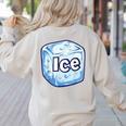 Ice Halloween Pun Costume Easy Lazy Team Group Teacher Women's Sweatshirt Back Print Sand