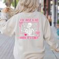 I'Ll Just Wait Until It's Quiet Spooky Teacher Halloween Women's Sweatshirt Back Print Sand I'Ll Just Wait Until It's Quiet Spooky Teacher Halloween Women's Sweatshirt Back Print Sand