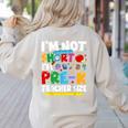 I'm Not Short I'm Pre-K Teacher Size Back To School Teacher Women's Sweatshirt Back Print Sand I'm Not Short I'm Pre-K Teacher Size Back To School Teacher Women's Sweatshirt Back Print Sand