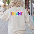 Infant Teacher Daycare Provider Childcare Teacher Women's Sweatshirt Back Print Sand Infant Teacher Daycare Provider Childcare Teacher Women's Sweatshirt Back Print Sand