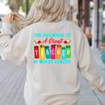 THE INFLUENCE OF A GREAT TEACHER IS NEVER ERASED Teaching For Men Women Girls Kids Women's Sweatshirt Back Print Sand THE INFLUENCE OF A GREAT TEACHER IS NEVER ERASED Teaching For Men Women Girls Kids Women's Sweatshirt Back Print Sand