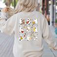 It's A Bootiful Day To Make Music Ghost Teacher Women's Sweatshirt Back Print Sand