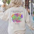 It's Fine Everything Is Fine I'm Fine Pre K Teacher Life For Men Women Girls Kids Women's Sweatshirt Back Print Sand