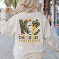 K Is For Kindergarten Teacher Coquette Bow Camo Women's Sweatshirt Back Print Sand K Is For Kindergarten Teacher Coquette Bow Camo Women's Sweatshirt Back Print Sand