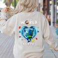 Be Kind Dolphin Autism Awareness Back To School Teacher Men Women Kids Women's Sweatshirt Back Print Sand Be Kind Dolphin Autism Awareness Back To School Teacher Men Women Kids Women's Sweatshirt Back Print Sand