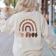 Be Kind Hand-Talking Teacher Artist ASL Women's Sweatshirt Back Print Sand Be Kind Hand-Talking Teacher Artist ASL Women's Sweatshirt Back Print Sand