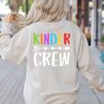 Kinder Crew Shirt Kindergarten Boy Girl Student Teacher Women's Sweatshirt Back Print Sand