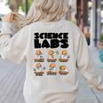 Labrador Retriever Science Labs Dog Lover Teacher Women's Sweatshirt Back Print Sand