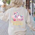 LEARNING IS MAGICAL TEACHER UNICORN BACK TO SCHOOL UNICORN Women's Sweatshirt Back Print Sand LEARNING IS MAGICAL TEACHER UNICORN BACK TO SCHOOL UNICORN Women's Sweatshirt Back Print Sand