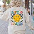 Let's Learn Today Smile Face Back To School For Teacher Kids Women's Sweatshirt Back Print Sand Let's Learn Today Smile Face Back To School For Teacher Kids Women's Sweatshirt Back Print Sand